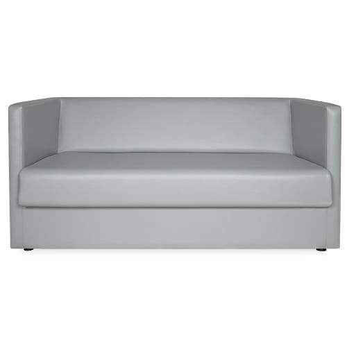 Sofa Kuba z funkcją spania z eko skóry Meditap kolor szary.