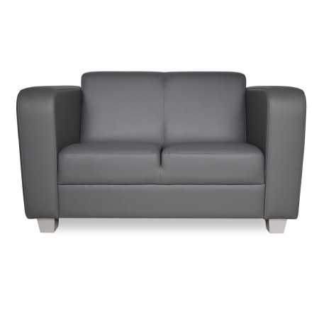 Sofa BRUNO plus - eko skóra szara