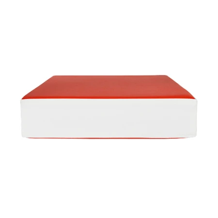 Kwadratowa poduszka siedzisko dla dzieci z ekoskóry 40x40 cm