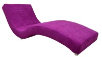 Szezlong CEZAR tapicerowany tkaniną Enjoy w kolorze fuksjowym.