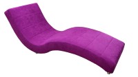 Szezlong CEZAR tkanina Enjoy kolor fuksjowy.
