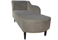 Widok z boku - szezlong w kolorze brązowym