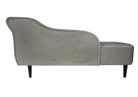 Widok z tyłu - szezlong w kolorze brązowym