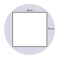 wymiary - panel 30x30 cm